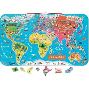 Magnetic World Map Puzzle