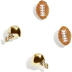 Draft Pick Football Earring Set