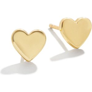 Whole Lotta Heart 18K Gold Kids' Earrings - Gold