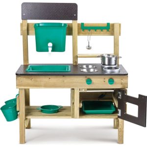 Mud Kitchen Wooden Toy Playset with Accessories