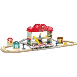 Portable Train Station Set
