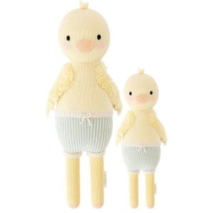 Little 13" Finley the Duckling Hand-Knit Doll