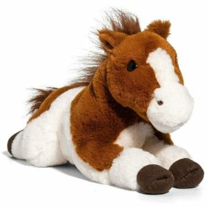 15" Adopt A Pets Toy Plush Lying Horse