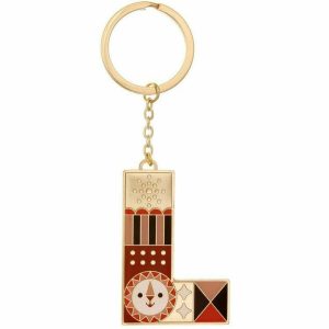 Small Initial FAO Keychain - Letter L
