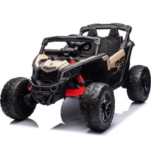 24V Can Am Maverick 1-Seater UTV Ride On - Khaki