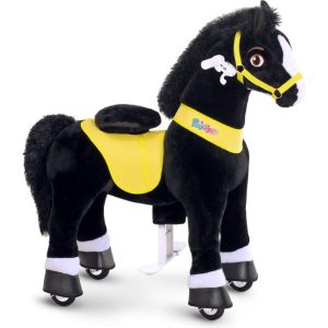 Black Model E Ride-On Horse - 3-4 Years