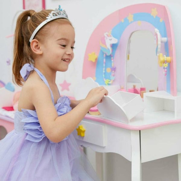teamson-kids-room-decor-little-dreamer-rainbow-unicorn-vanity-table-and-stool-white-29111359799383_720x teamson-kids-room-decor-little-dreamer-rainbow-unicorn-vanity-table-and-stool-white-29111359799383_720x